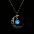 thumbnail image 1 of Collar de cadena de clavícula con colgantes luminosos de Halloween, 1 of 5