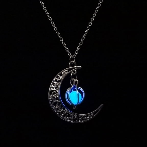 Latrodar shape Luminous Pendants Halloween Clavicle Chain Necklace Up to 50% Off