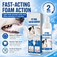 thumbnail image 2 of Pet Oral Tartar Remover Spray, Pet Oral Tartar Remover Foaming Tartar, Freshens Breath & Supports Healthy Gums, Teeth Cleaning Foam for Dogs & Cats, 2 of 9