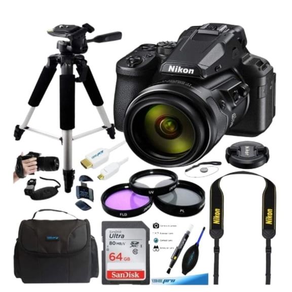 COOLPIX P950 Compact Digital Camera with 83x Optical Zoom Super Telephoto Lens Compatible with Nikon Expo Premium Accessories Bundle