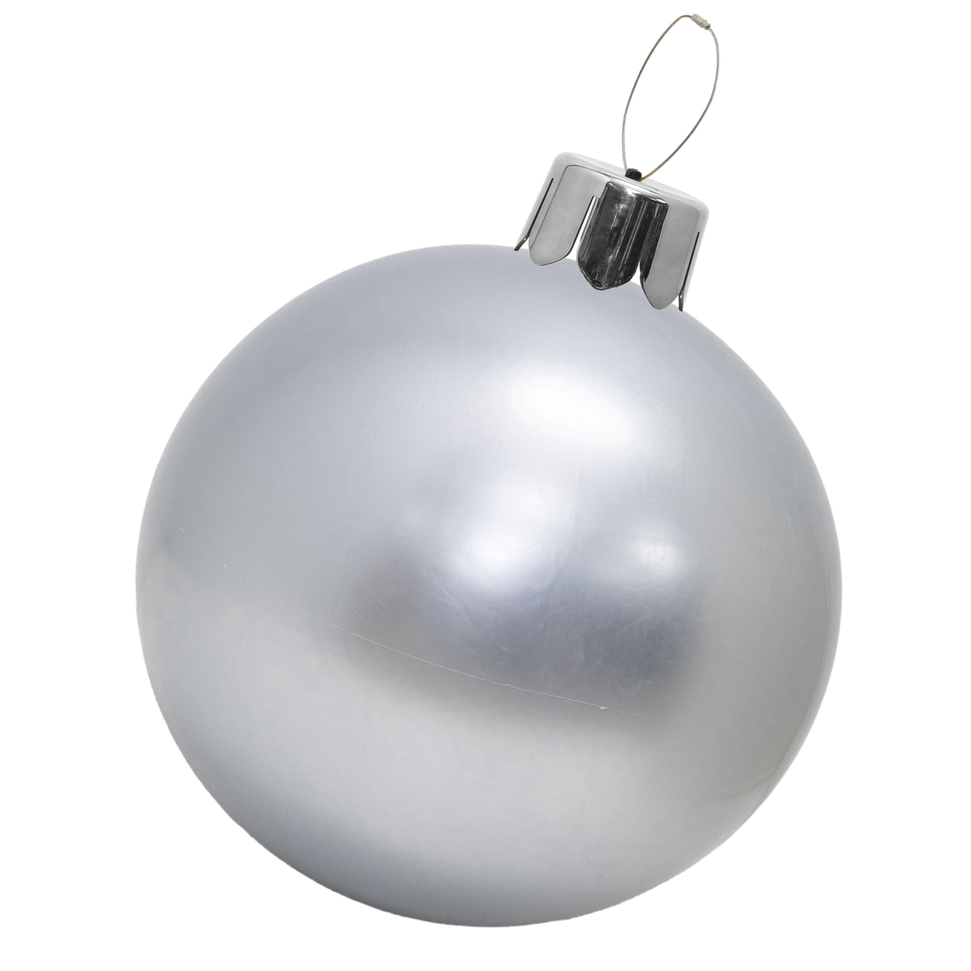 Silver Inflatable Christmas Ornament Decoration, 21", by Holiday Time