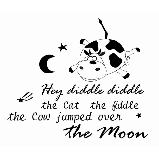 Hey Diddle Diddle The Cat The Fiddle The Cow Jumped Over The Moon