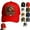 red, variant on This is a Veterans' Matter Hat, Military Service Baseball Cap for Men, Patriotic Veteran Day Gifts for Retired Soldiers, a Veterans' Matter Hat, Olive Green with Eagle Printed Pattern（3PC）
