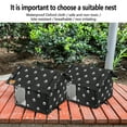 thumbnail image 4 of Blueek Cat Houses for Outdoor Stray Cats Shelter Weatherproof Outside Cat Houses Indoor Foldable Pet Cave with Tent Stakes for Wild Small Dogs, 18x15x16 Inch, 4 of 7