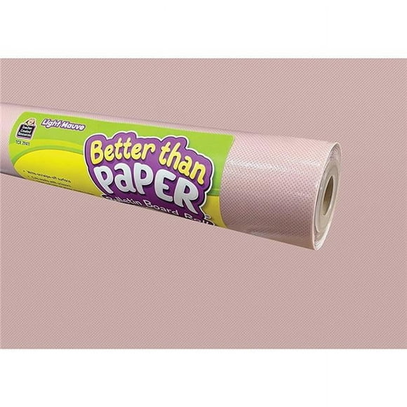 Teacher Created Resources TCR32447 Better Than Paper Bulletin Board Roll, Light Mauve - Pack of 4