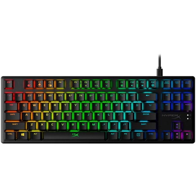 Teclado Gamer Mecanico HYPERX Alloy Origins Core Switch Red RGB HX-KB7RDX-US Kingston HX-KB7RDX-US