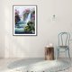 thumbnail image 2 of Cuadros Decorativos Cascada de pintura de diamante 5D DIY decoración redonda completa JShteea Nuevos Originales, 2 of 9