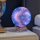 thumbnail image 4 of Lámpara de luz de luna 3D con cielo estrellado, lámpara de tierra, lámpara de pintura con control remoto, lámpara de ambiente para dormitorio, 4 of 4