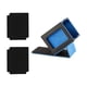 thumbnail image 3 of Estuche para baraja de cartas Estuche para cartas Protector de cartas de juego premium Contenedor para más de 100 cartas con funda Azul negro, 3 of 9