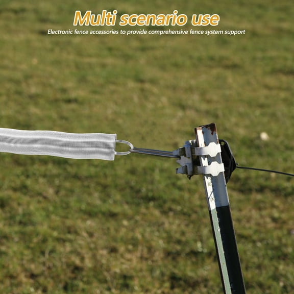 UPKOCH Electric Fence Accessories Electric Fence Spring Gate Stainless Steel Easy Operation For Fence Management 1Set