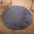 thumbnail image 4 of Farfi Home Decoration Bedroom Hall Pure Color Round Velvet Carpet Cushion Door Floor Mat (Khaki,S), 4 of 9