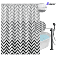 thumbnail image 1 of Cortina de Baño  Antimoho Xtellar Gris Blanco 180x180cm con Ganchos, 1 of 4
