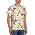 thumbnail image 2 of Vsdgher Vegetable Print Men's Dry Fit Mesh Athletic Shirts Moisture Wicking Tennis T-Shirt Tops, 2 of 9