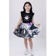 thumbnail image 2 of Disney Nightmare Before Christmas Jack Skellington Tank Top and Satin Skirt Toddler to Big Kid, 2 of 5