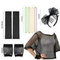 thumbnail image 2 of Womens Shirts Carnival Party 7Pcs Outfit Set Summer Tshirts Shirts for Women Pink M, 2 of 3