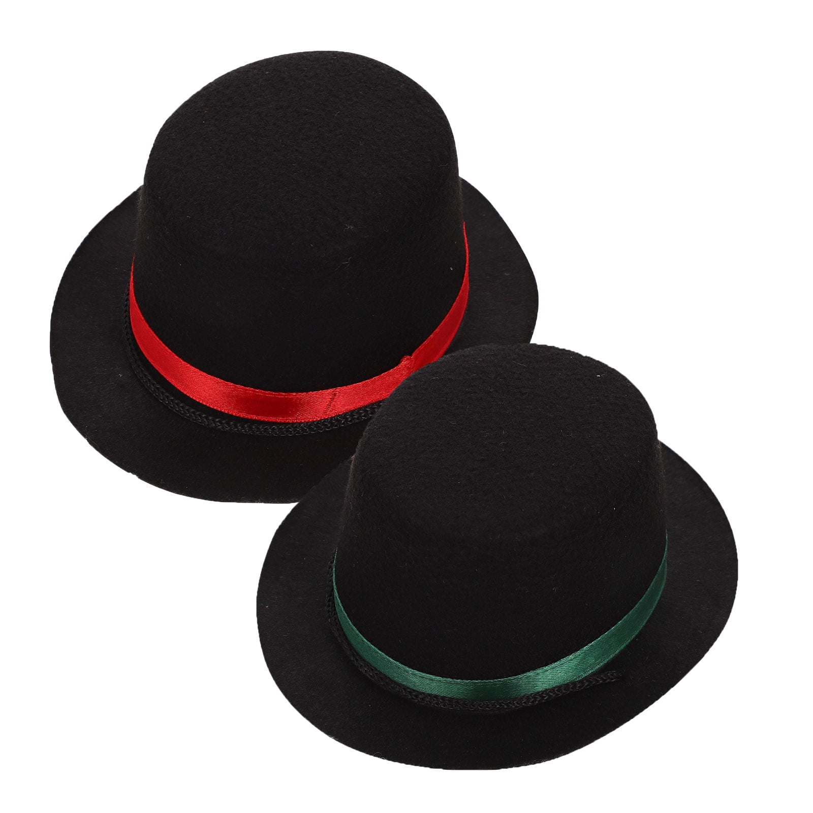 UPOUART 2Pcs Pet Birthday Hat Dog Top Hat Style Assorted Color for Fun Party Decorations
