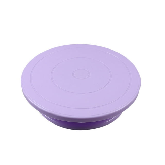 cake decorating table rotating table plate kitchen cake making table anti-slip cake decorative plate plastic rotating table for cakes