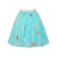 thumbnail image 2 of Girls Skirt Blue Heart Sequins Sparkling Tutu Dancing 2-3 Years, 2 of 6