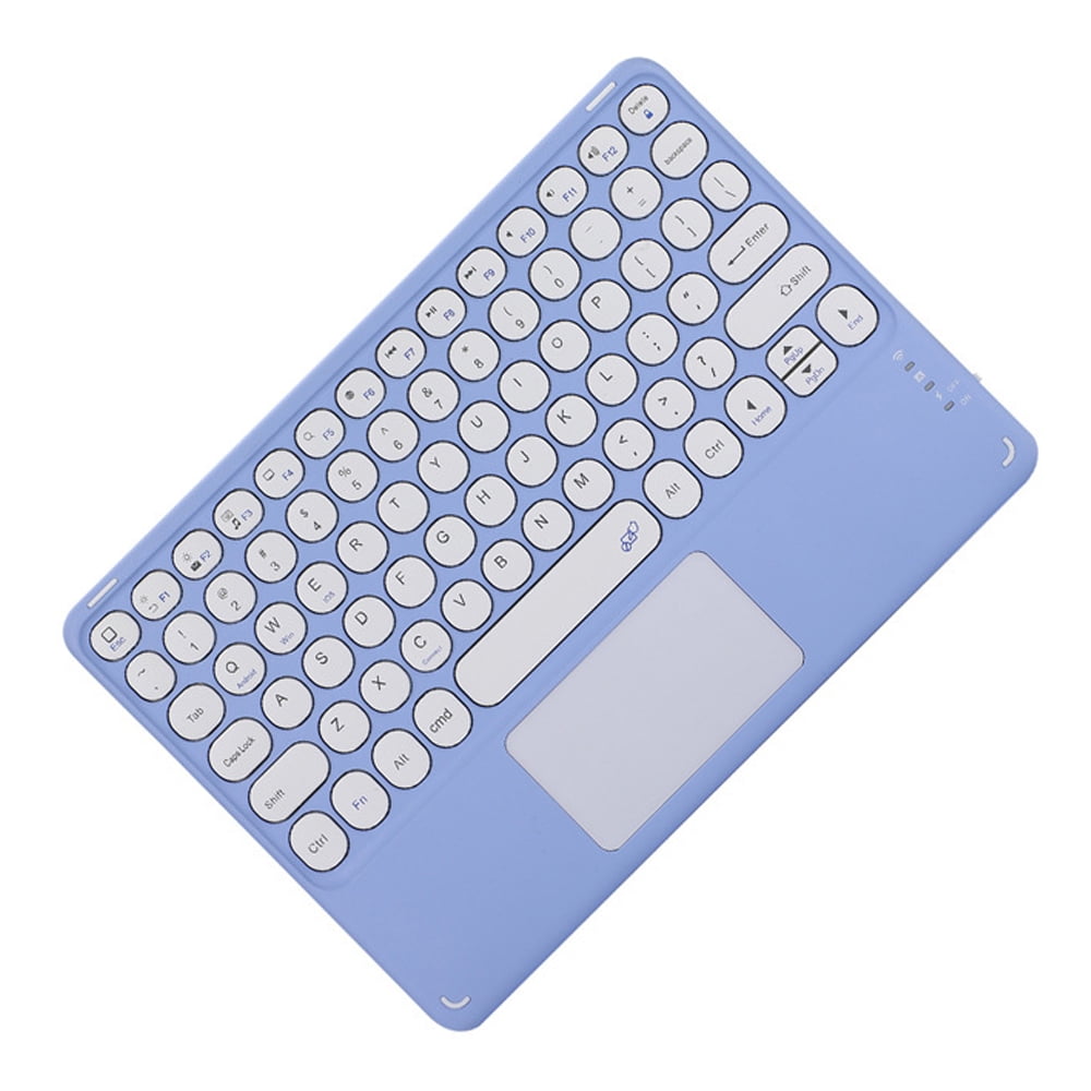 10 inch Bluetooth Keyboard Touch, Wireless Keyboard UltraSlim Portable