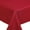 Red, variant on Violet Linen Christmas Novelties Ribbed Striped Pattern, Polyester Jacquard, Red, 60 Inch by 102 Inch, Seats 8 to 10 people, Rectangular Tablecloths