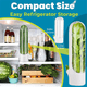 thumbnail image 3 of 3 piezas de conservantes de hierbas para refrigerador, conservantes frescos para refrigerador, almacenamiento de hierbas, cilantro, perejil, espárragos, 3 of 4