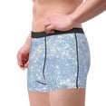 thumbnail image 4 of Naloa White Bule Glitter Print Mens Underwear - Boxers for Men, Classic Briefs for Men, 4 of 9