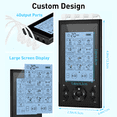 thumbnail image 6 of Four Channel TENS Unit Muscle Stimulator - 24 Modes EMS Massage Machine with 20 Intensities for Shoulder Back, Rechargeable Electronic Pulse Massager with 16 TENS Pads, 6 of 7