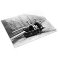 thumbnail image 3 of Print: Woman Standing On Electric Shop Truck, Watervliet Arsenal, 3 of 4