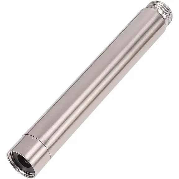 Zyler - Shower Head Extender Water Pipe For Bathroom, Stainless Steel, Nickel Brushed