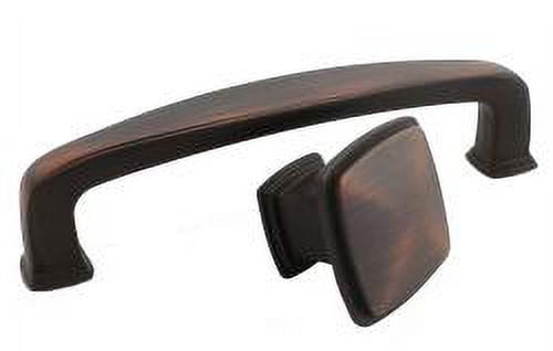 GlideRite 3-3/4 in. Center Classic Cabinet Pull Handles, Oil Rubbed Bronze, Pack of 25