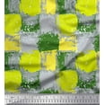 thumbnail image 1 of Soimoi Green Cotton Duck Fabric Abstracts Abstract Fabric Prints By Yard 56 Inch Wide, 1 of 3
