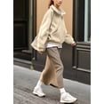 thumbnail image 5 of Zip Up Hoodies for Mens and Women High Collar Casual Hooded Sweatshirt with Pocket, 5 of 6