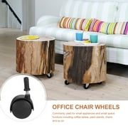 OUNONA 2pcs Replacement Chair Wheels Furniture Casters Office Chair Rollers