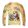 thumbnail image 2 of Corgi Celebrates Spring and Enjoys a Happy Easter All Over Print 3D Sweatshirt Unisex Merch Welsh Corgi Dog Lover Gifts Idea - 02001, 2 of 6