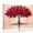 D, variant on XaaKee Canvas Prints Wall Art Soft Pastel Leaves Textured Tree Art Modern Nature Mural Expressive Painting Inner Framed 18x12Inch