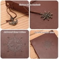 thumbnail image 3 of Compass Photo Album for Designing it Yourself Vintage Leather Scrapbook Album, 3 of 5