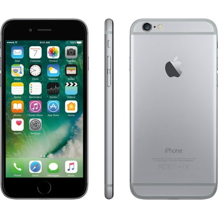 AT&T PREPAID iPhone 6 32GB, Space Gray with $45 of