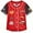 Red/Black Mcqueen, variant on Boys Baseball Jersey - Spider-Man Mickey Mouse Cars Lightning McQueen Stitch Sports Jersey