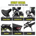 thumbnail image 2 of Seemoon Electric Dirt Bike for Adults 3OOOW 52V 25Ah 1300Wh 38 mh 105 miles 160Nm 40 degree Climb 20x4 inch Fat Tire Front Suspension Disc Brakes, 2 of 9