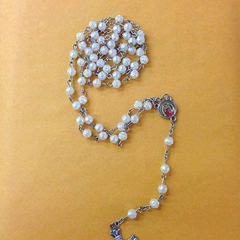 Wholesale PH PandaHall Rosary Necklace Cross Charms Rosary Making