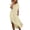 Beige*2 Dresses for Women, variant on Yxdbin Flowy Side Slit Dress Women Lightweight Linen Casual Sleeveless Crewneck Midi Dress Loose Swing Beach Dresses with Pockets Navy XL
