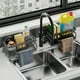 thumbnail image 4 of Escurridor de acero inoxidable Matsuzay estante de almacenamiento funcional cocina Negro, 4 of 6