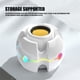 thumbnail image 4 of Altavoz 5W Tarjeta TF Bluetooth compatible Subwoofer extraíble recargable Caja de sonido RGB Interior Oficina Dormitorio Reproductor de música Blanco Vogacara EL018305-01B, 4 of 6