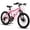 Pink, variant on Harmie 20-Inch Kids Mountain Bike, 7-Speed Youth Bicycle with Front Suspension, Disc/V-Brake, Blue, Ages 6-12