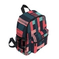 thumbnail image 2 of FORMRS Kids School Backpack with Front Zippered Pocket 12" Student Travel Daypack, Pink Geometric, 2 of 6