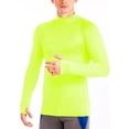 thumbnail image 1 of Playera Licra Deportiva Con Agujero Pulgar Cuello Alto, 1 of 3