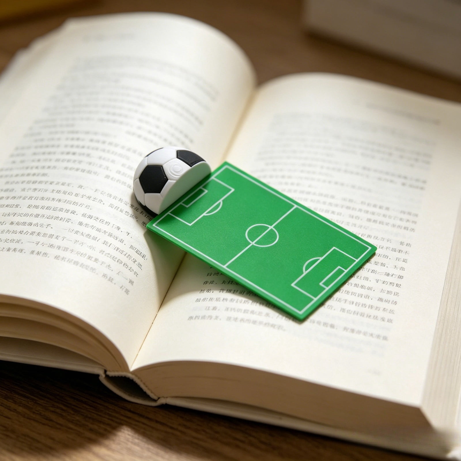 10Pcs Football Bookmark, Fufafayo 3D Football Field Bookmark For Study, Soccer Theme Reading Clip Bookmark, Creative Football Field Bookmark Decoration For Notebook Lovers Fans