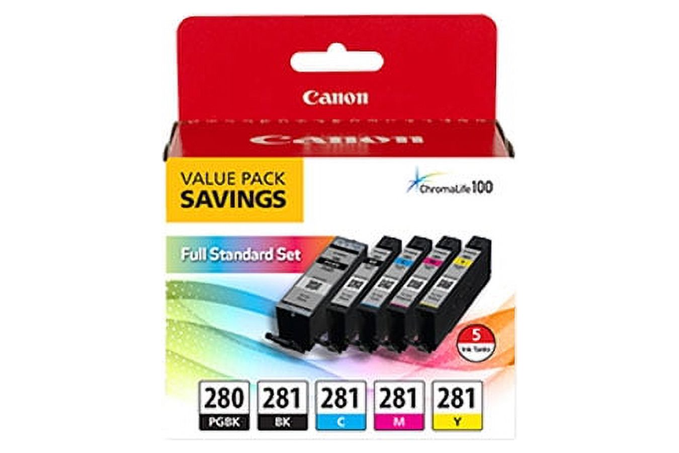 Canon PGI-280/CLI-281 5-Color Ink Pack photo 1