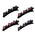 thumbnail image 1 of 4PCS Women Girls Sparkling Crystal Stone Hair Clips Hair Accessories New Design Side Clip Hair Clips Hairpin Duckbill Clip Hair Bands MIXED-COLORS, 1 of 1
