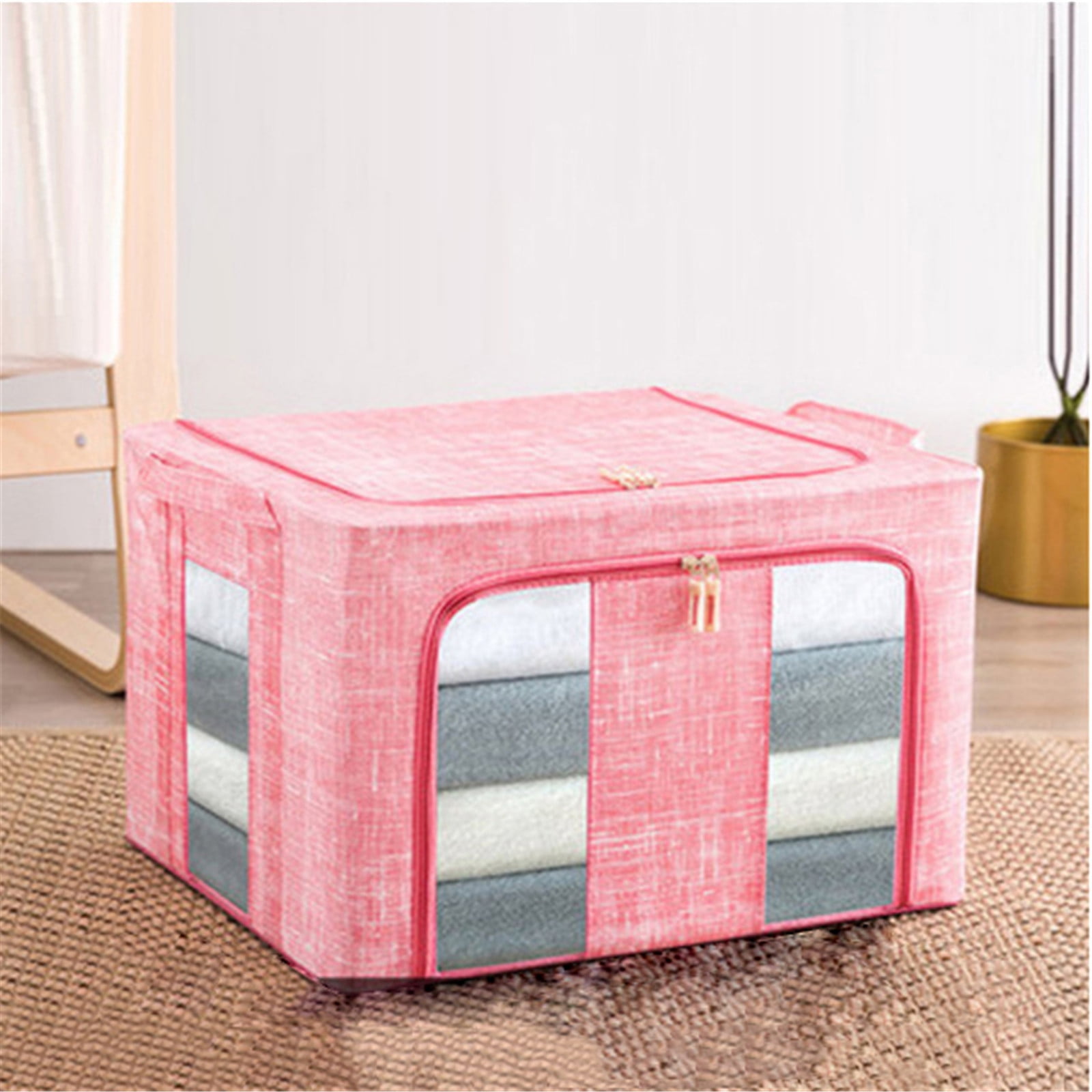 Guvpev Clothes Storage Bag, Storage Bins for Clothes, Blankets